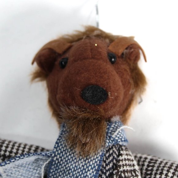 Plush Ram Christmas Ornament Winter Holiday Goat Stuffed Animal Tree Dec… - Picture 2 of 6